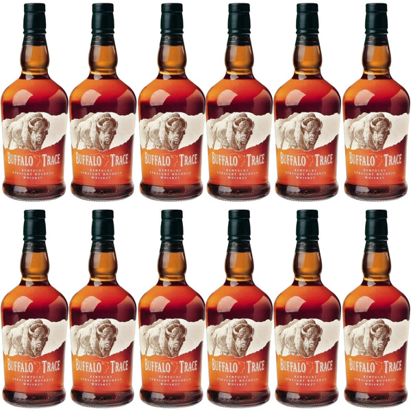 Buffalo Trace Kentucky Straight Bourbon Whiskey Case Bundle (12 Bottles) (750ml)