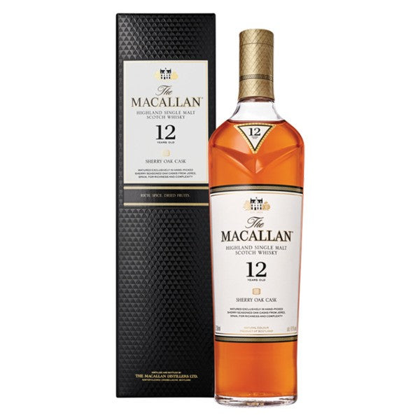 The Macallan Sherry Oak Cask - Aged 12 Years 750ml