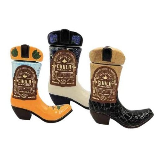 Chula Parranda Anejo Tequila Ceramic Boot 375ml