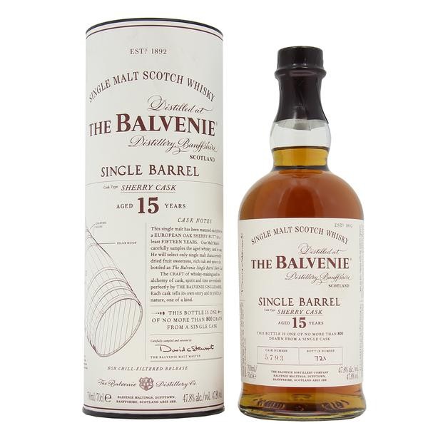 The Balvenie 15 Year Old Single Barrel Sherry Cask 750ml