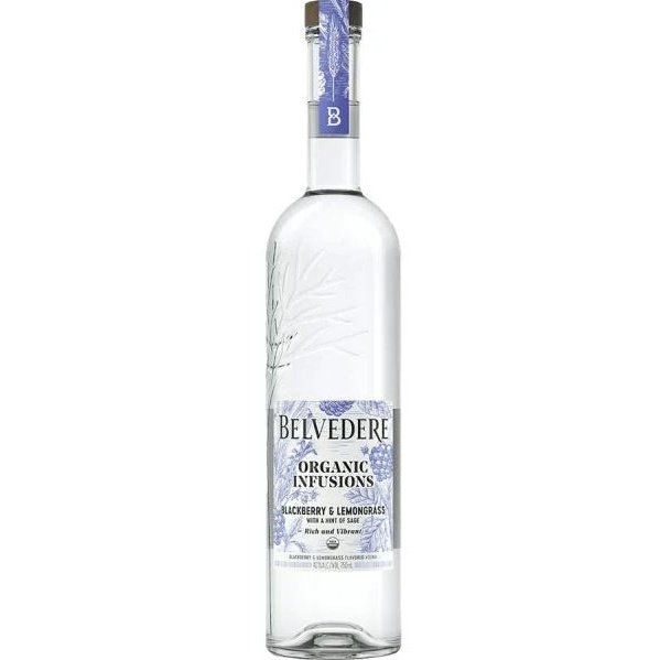 Belvedere Organic Infusions Blackberry & Lemongrass Vodka 750ml