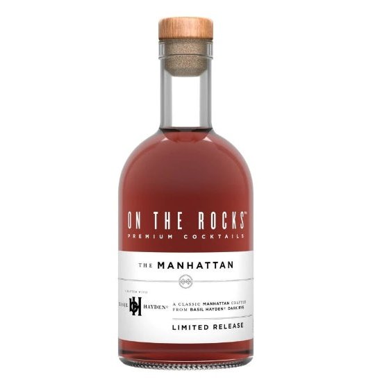 Basil Hayden's On Rocks The Manhattan Cocktail 375ml