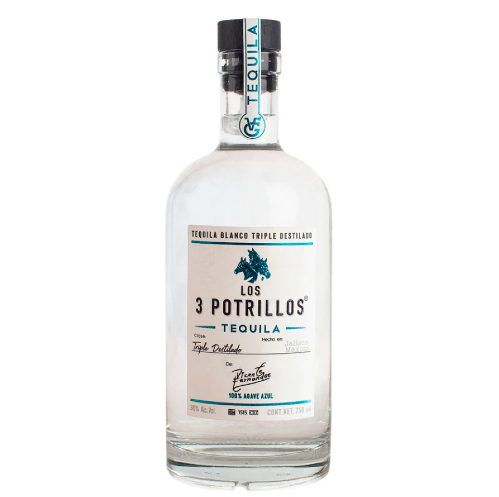 Los 3 Potrillos Blanco Tequila (750ml)