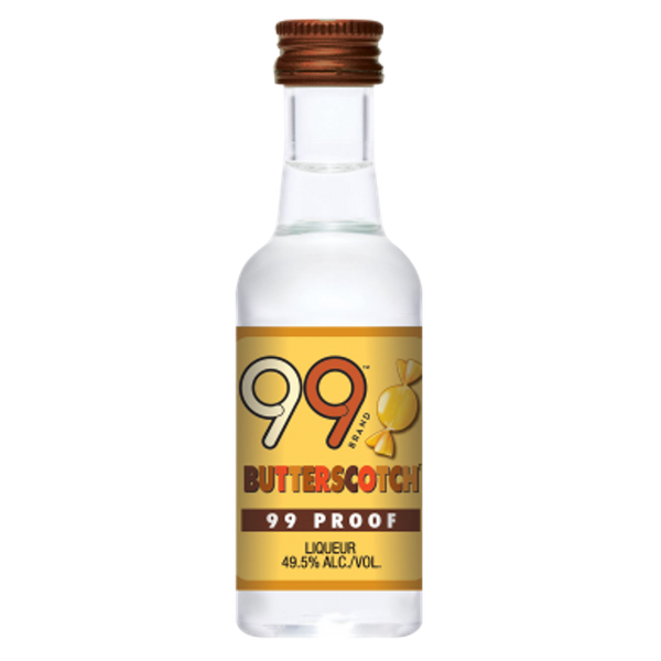 99 Brand Butterscotch Schnapps Liqueur (12x50ml)