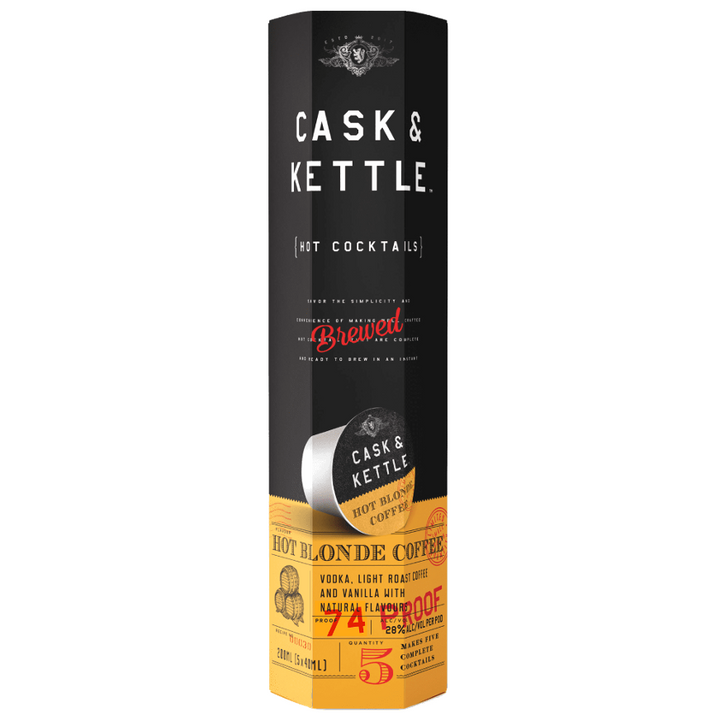 Cask & Kettle Hot Blonde Coffee K-Pod Cocktails (5 pods)