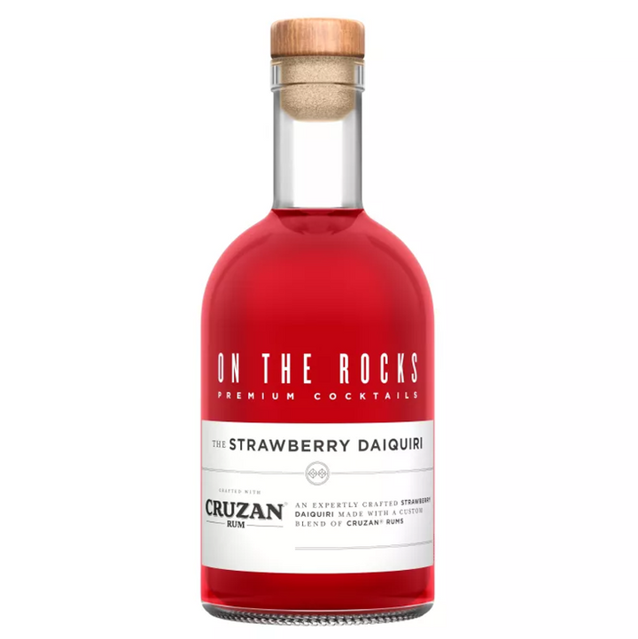 Cruzan's On The Rocks The Strawberry Daiquiri Cocktail (375ml)