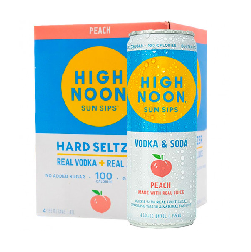 High Noon Peach Hard Seltzer (4pk)