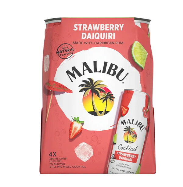 Malibu Strawberry Daiquiri Cocktails (4pk)