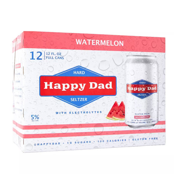 Happy Dad Watermelon Hard Seltzer (12pk)