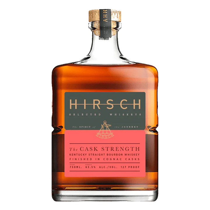 Hirsch "The Cask Strength" Straight Bourbon Whiskey Finished in Cognac Casks (750ml)