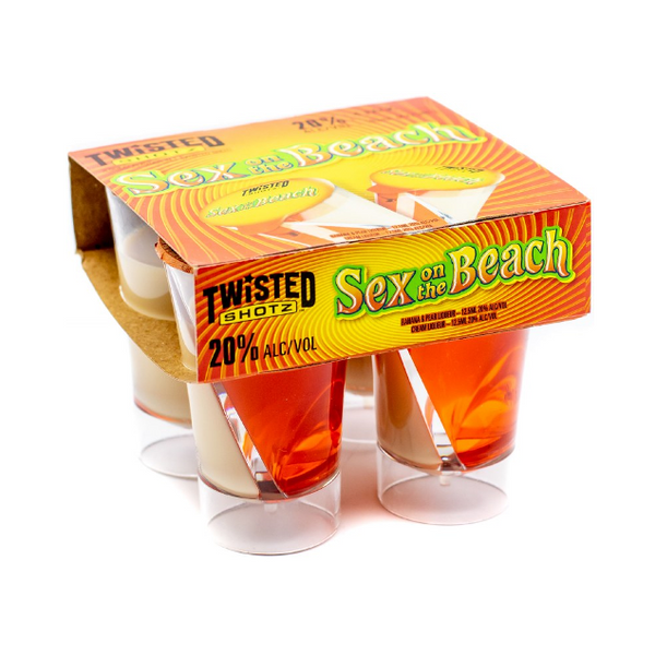 Twisted Shotz Sex On The Beach (4pk)