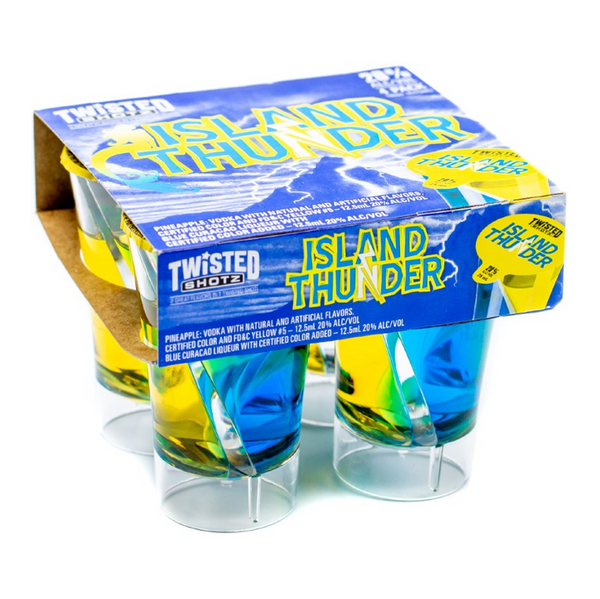 Twisted Shotz Island Thunder (4pk)