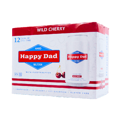 Happy Dad Wild Cherry Seltzer (12pk)