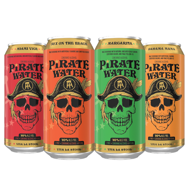 Barstool Sports Viva La Stool Pirate Water Variety Pack (4pk)