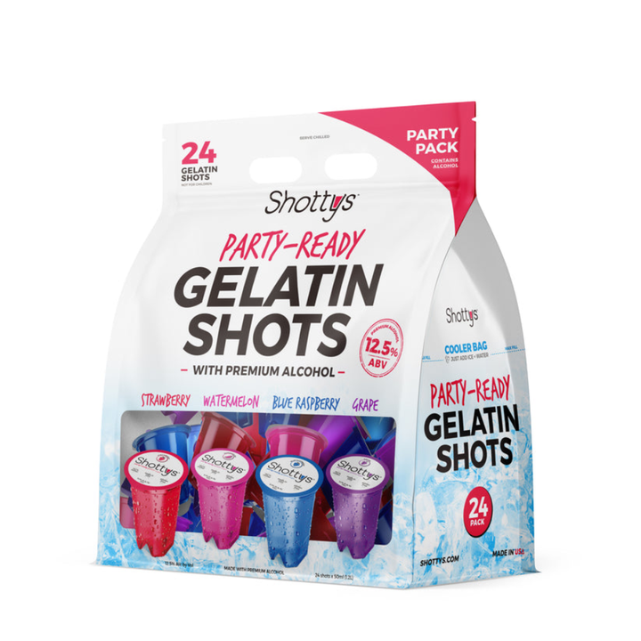 Shottys Party-Ready Classic Gelatin Shots Party Pack (24 shots x 50ml)