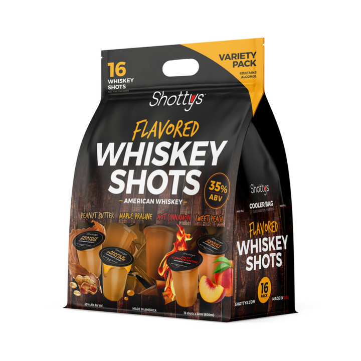 Shottys Flavored American Whiskey Shots (16 shots x 50ml)