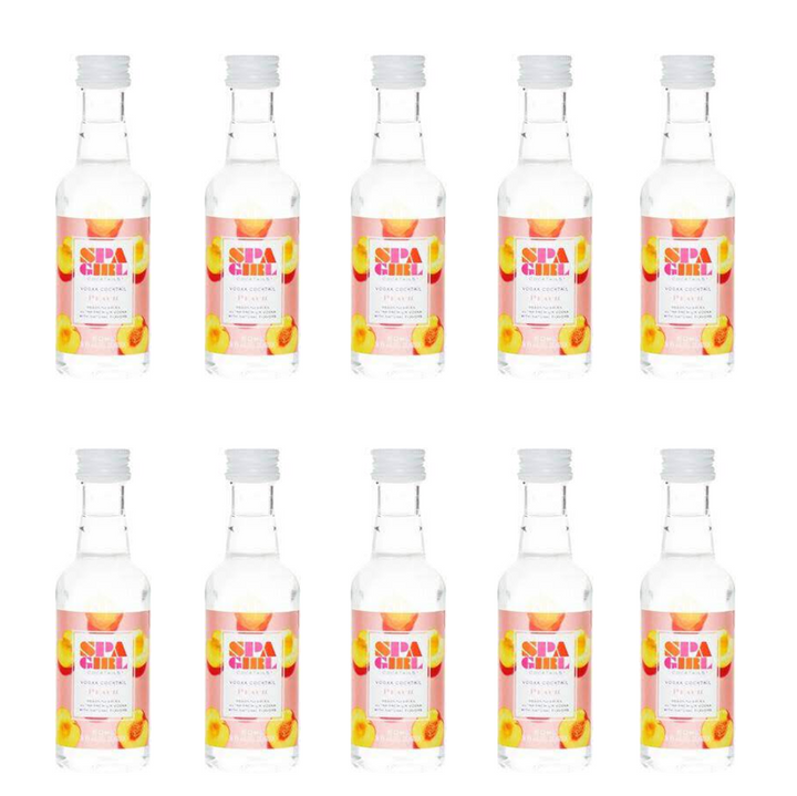 Spa Girl Cocktails Peach Vodka Cocktail (10x50ml)