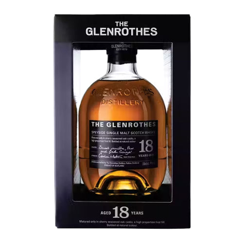 The Glenrothes 18 Year Old Speyside Single Malt Scotch Whisky (750ml)