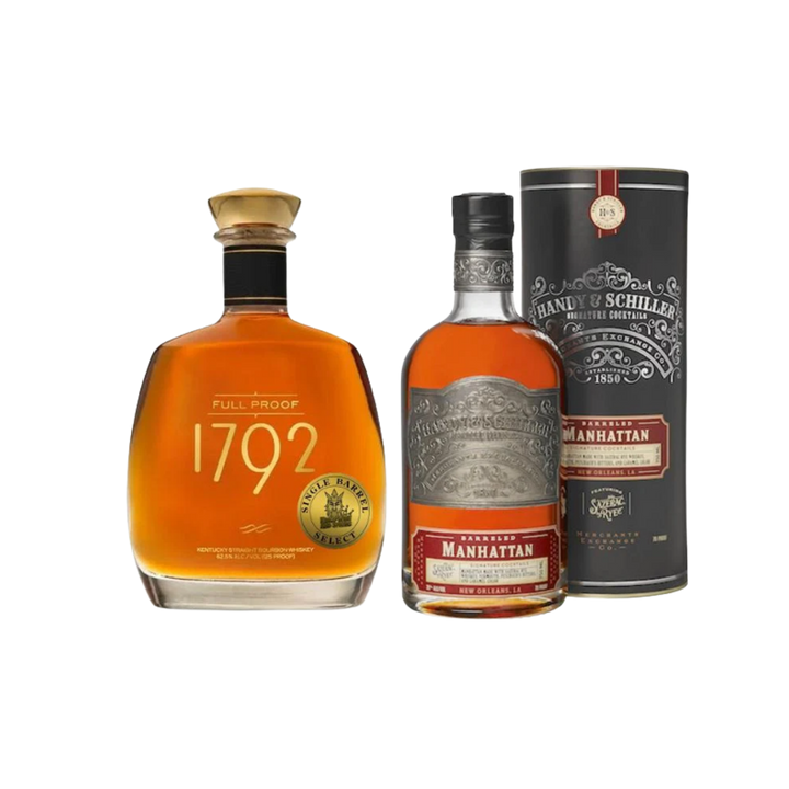 Handy & Schiller Barreled Manhattan & K.W.S. 1792 Full Proof Bundle (750ml)