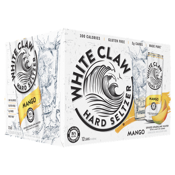 White Claw Mango Hard Seltzer (12pk)