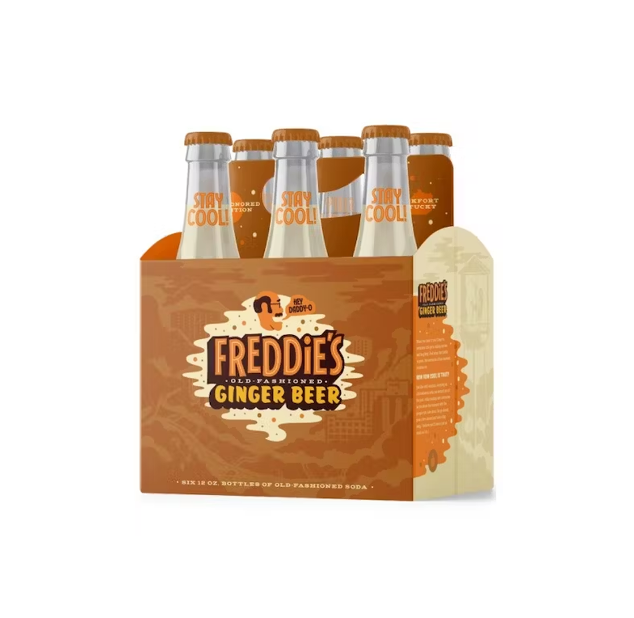 Freddie's Old Fashioned Ginger Beer (12oz x 6 pk)