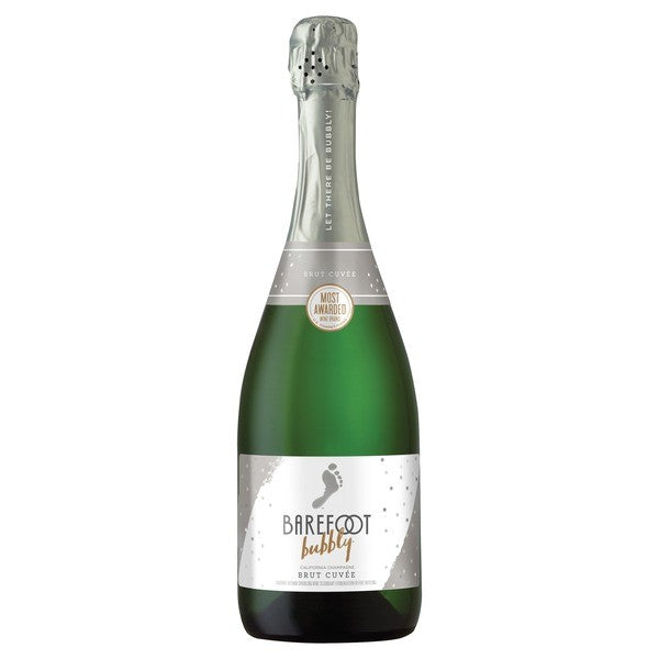 Barefoot Bubbly Brut Cuvee 750ml