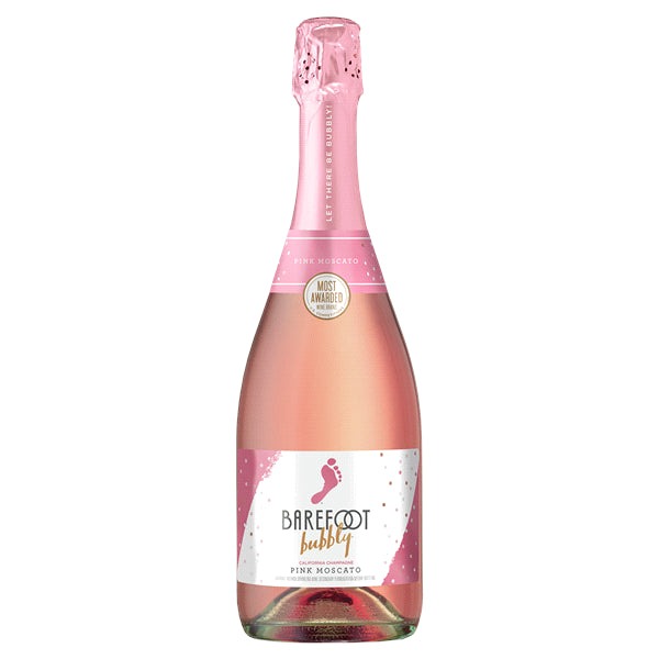 Barefoot Bubbly Pink Moscato 750ml