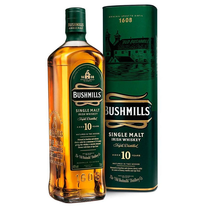 Bushmills 10 Year Old Single Malt Irish Whiskey 750ml