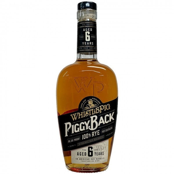 WhistlePig Piggyback Aged 6 Years Rye Whiskey 750ml