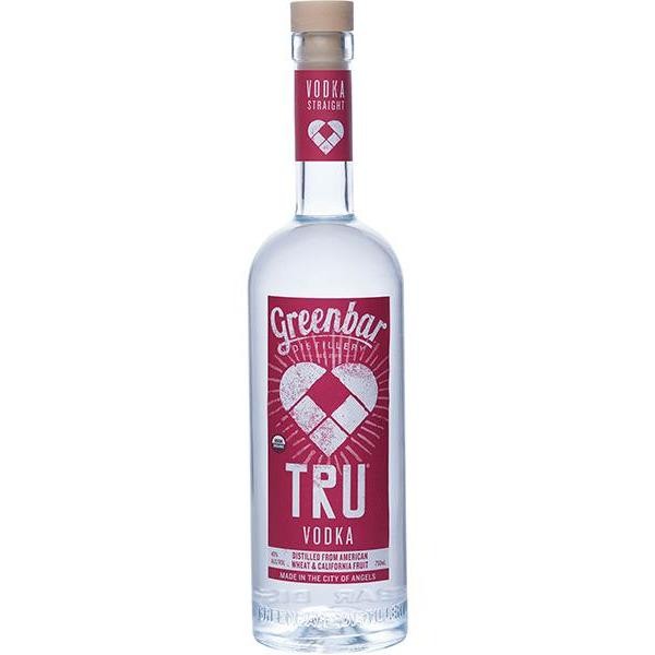 Greenbar Tru Vodka 750ml