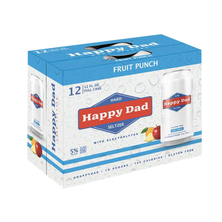 Happy Dad Hard Seltzer Fruit Punch Nelk Full Send (12pk)