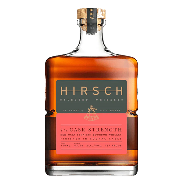 Hirsch "The Cask Strength" Straight Bourbon Whiskey Finished in Cognac Casks (750ml)